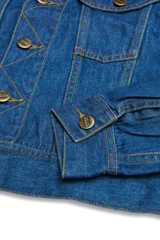 Veste en jean - Bleu cobalt