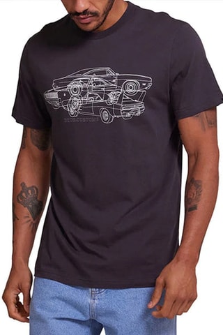 T-shirt en coton biologique - Anthracite