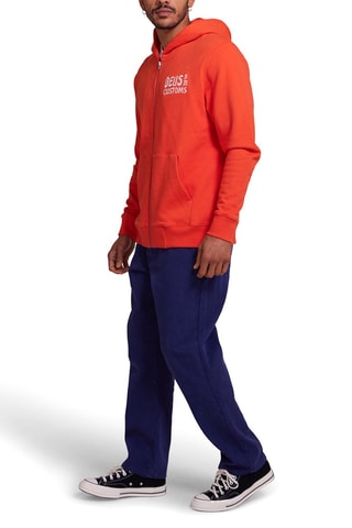 Sweat polaire à capuche - Rouge