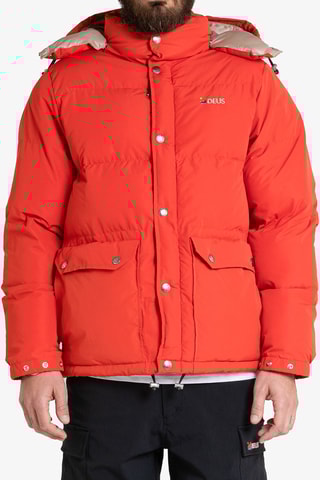 Doudoune à capuche - Rouge