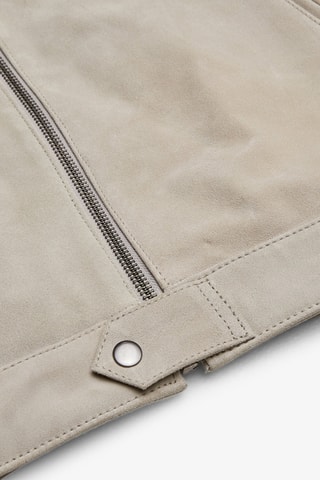 Veste en nubuck- Ivoire