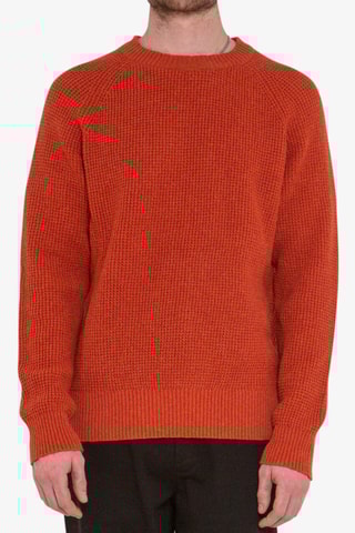 Pull en laine - Rouge brique