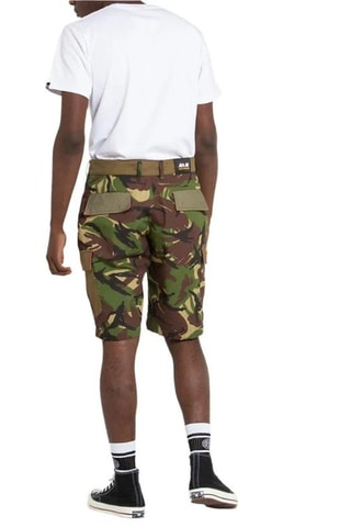 Bermuda - Marron foncé et vert foncé