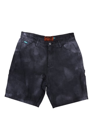 Short en jean tie and dye - Anthracite
