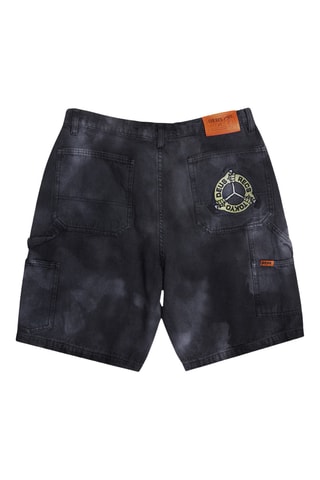 Short en jean tie and dye - Anthracite