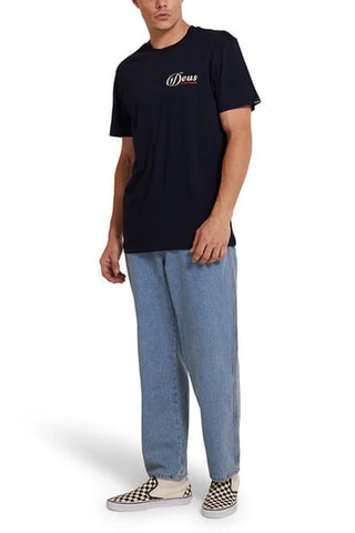 T-shirt regular en coton biologique - Noir