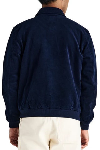 Veste en velours - Bleu marine