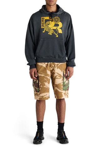 Sweat oversize - Antracite et jaune