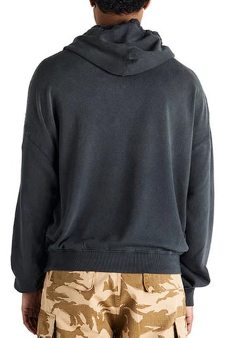 Sweat oversize - Antracite et jaune