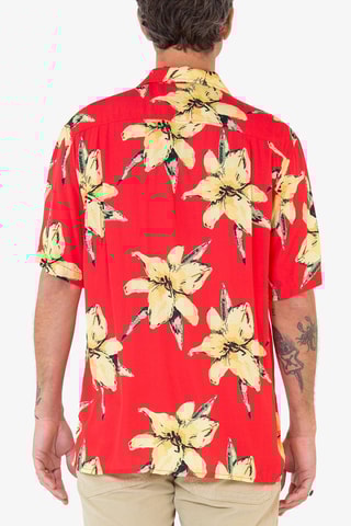 Chemise - Rouge et moutarde