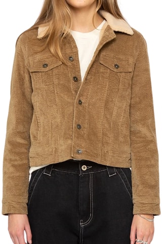 Veste en velours - Marron clair