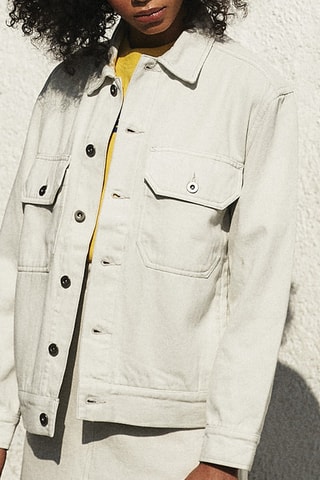 Veste en jean - Gris clair