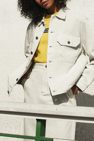 Veste en jean - Gris clair