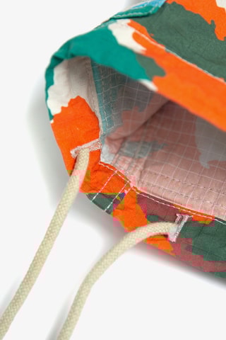 Short - Blanc et orange