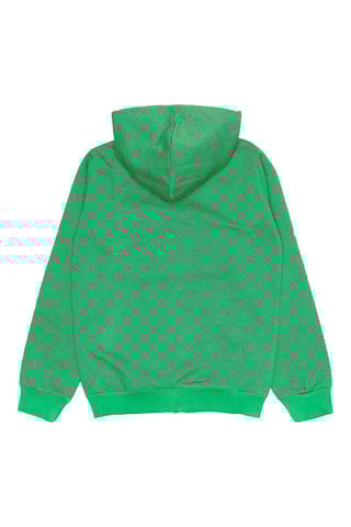 Sweater met capuchon - Groen
