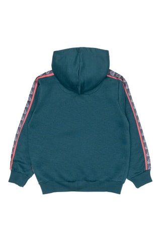 Sweater met capuchon - Pauwblauw