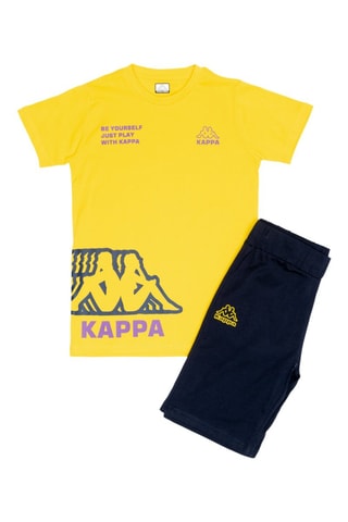 T-shirt en Short - Geel en Zwart