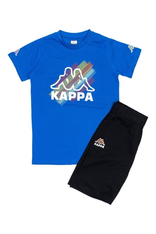 T-shirt en Short - Koningsblauw en Zwart