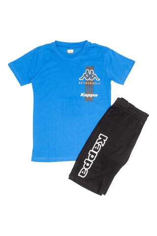 T-shirt en Short - Kobaltblauw en Zwart