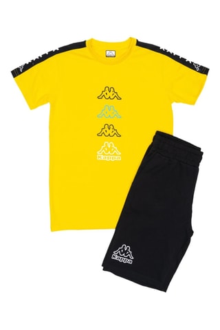 T-shirt en Short - Geel en Zwart