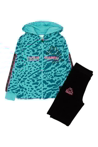 Set Jasje met Capuchon en Joggingbroek - Zwart en blauw