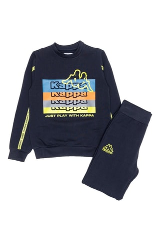 Set Sweater en Joggingbroek - Donkerblauw en Geel