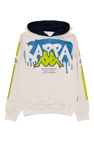 Set Sweater met Capuchon en Joggingbroek- Wit en Donkerblauw