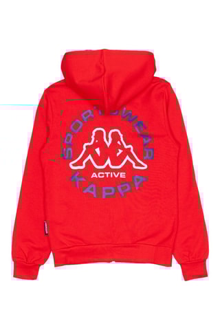 Set Sweater met Capuchon en Joggingbroek- Rood en Zwart