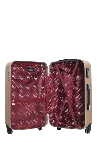 Valigia media Brooklyn (M) - 60 cm  - Nero, dorato e argentato