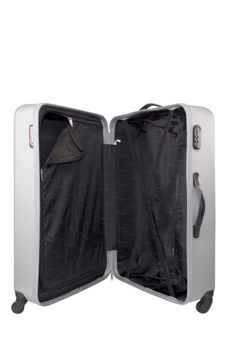 Valigia media Brooklyn (M) - 60 cm  - Nero e argentato