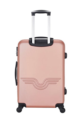 Valigia media Queens (M) - 65 cm  - Nero, rosa e dorato