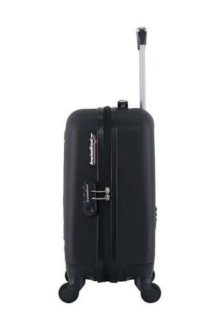 Bagaglio a mano low cost Bronx (XS) - 46 cm  - Nero e argentato