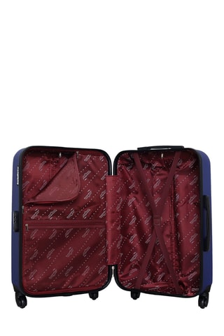 Valigia media Sprinfield (M) - 60 cm  - Nero, blu e argentato