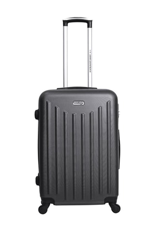 Valigia media Brooklyn (M) - 65 cm  - Nero e argentato