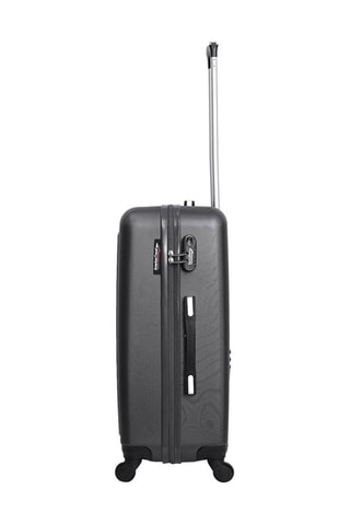 Valigia media Brooklyn (M) - 65 cm  - Nero e argentato