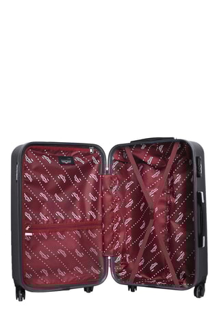 Valigia media Brooklyn (M) - 65 cm  - Nero e argentato