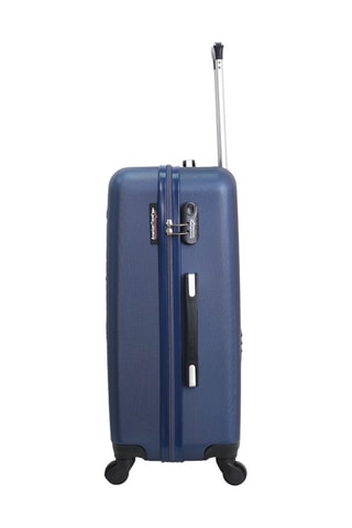 Valigia media Bronx (M) - 65 cm  - Nero, blu e argentato