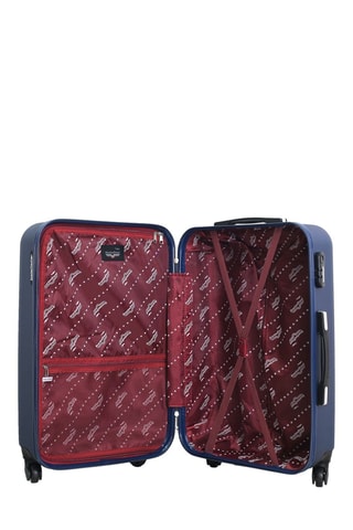 Valigia media Bronx (M) - 65 cm  - Nero, blu e argentato