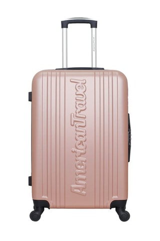 Valigia media Springfield (M) - 60 cm  - Nero e argentato