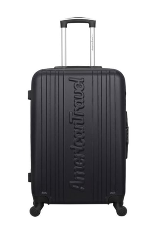 Valigia media Springfield (M) - 60 cm  - Nero e argentato