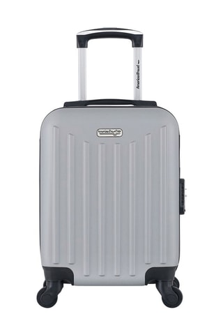 Bagaglio a mano low cost Brooklyn (XS) - 46 cm  - Nero, argentato e grigio