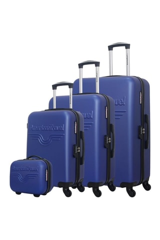 Set 3 valigie e beauty-case Chelsea-C Blu - Blu