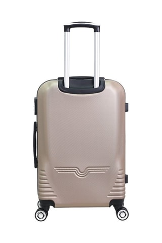 Valigia media DC Beige - Nero, beige e argentato