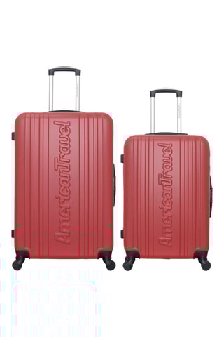 Valigia media e valigia grande Springfield (M/L) - 65/75 cm - Bordeaux
