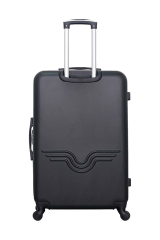 Set 2 valigie e beauty-case Chelsea (S/M/K) - 55/75/23 cm - Nero