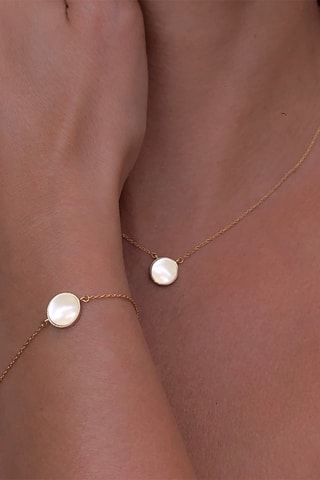 Set - Verguld Brons en Parelmoer