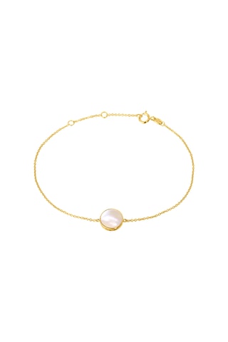 Set - Verguld Brons en Parelmoer