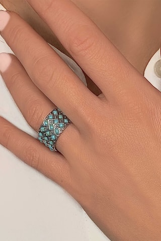 Ring - Zilverkleurig Brons