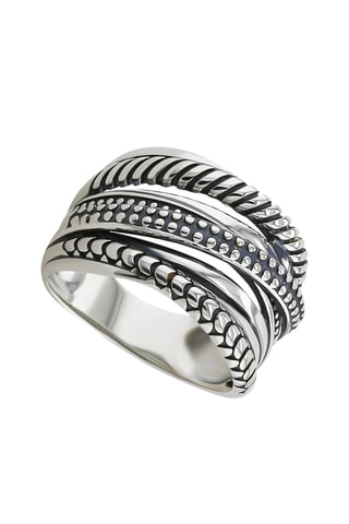 Ring - Zilverkleurig Brons