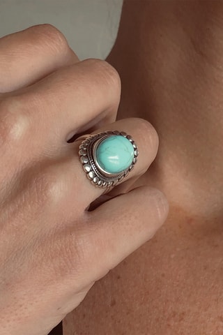 Ring - Zilverkleurig Brons